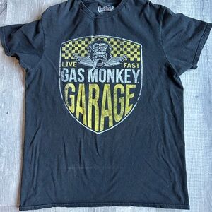Gas Monkey Garage “Live Fast” Graphic T-Shirt Black Size M